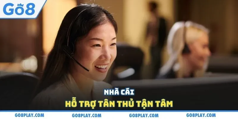 Nhà cái hỗ trợ tân thủ tận tâm